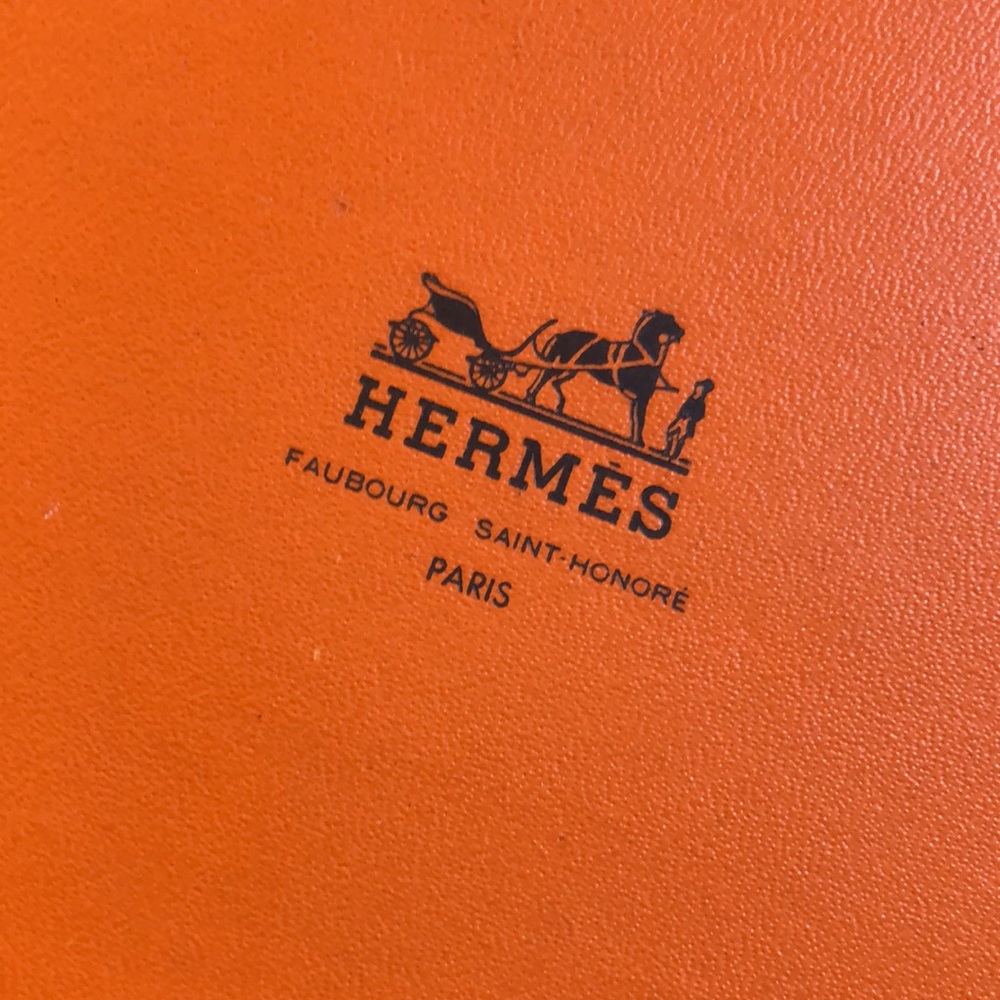 Hermes Paris loafer 38 EU box (bit beat) 2 dusters like new -blue but look black - Picture 9 of 12